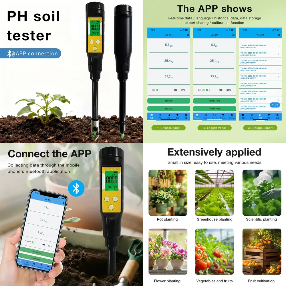 Plant Pot - Medidor de pH Inteligente para Suelo