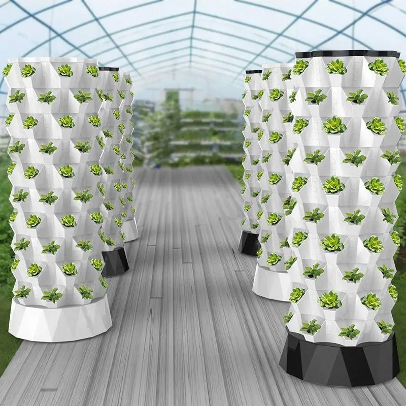 Vertical Planter - Torre de cultivo hidropónico vertical, maceta
