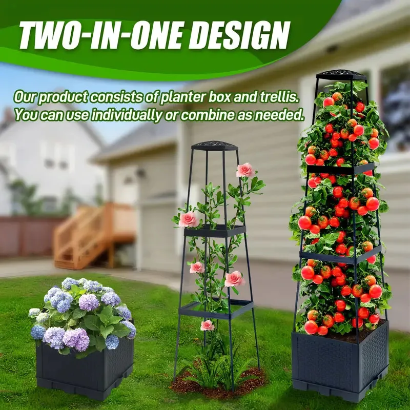 Torre para tomates con caja de - Indoor Herb Garden reseña y precio
