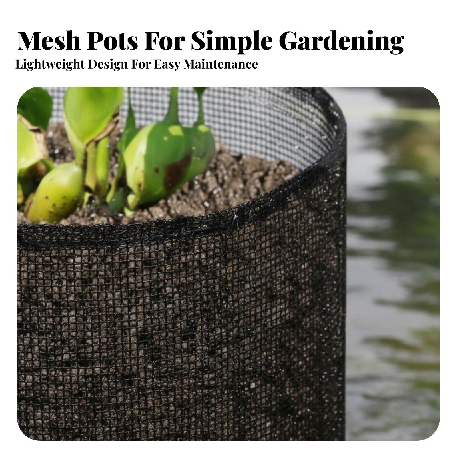 Juego de 4 Macetas de Malla pa - Grow Bag reseña y precio