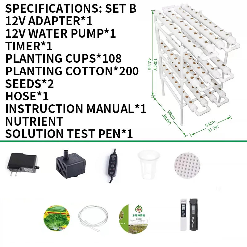 Kit de Sistema de Cultivo sin  - Hydroponic Kit reseña y precio