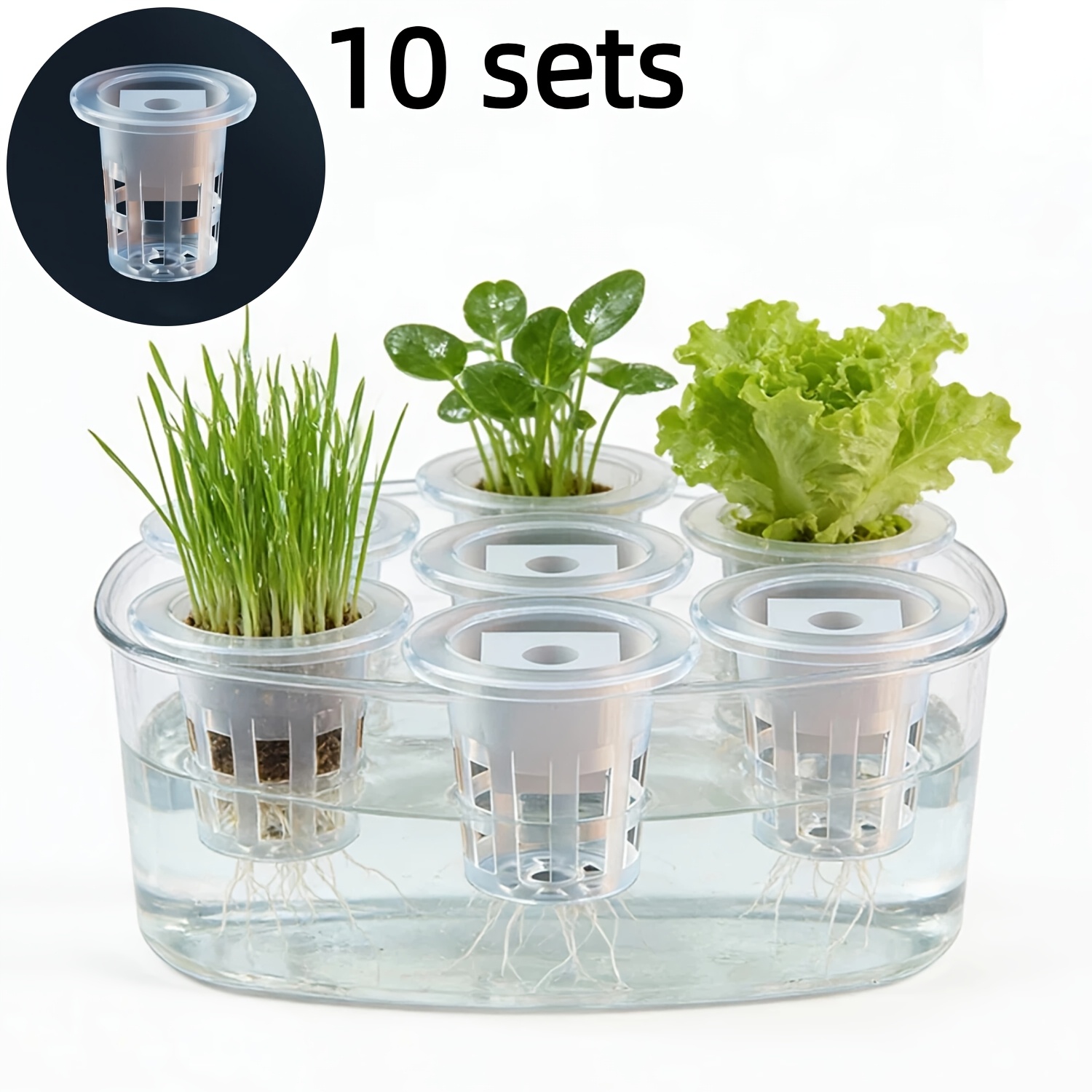 Juego de 10 cestas hidropónica - Seed Starter Tray reseña y precio