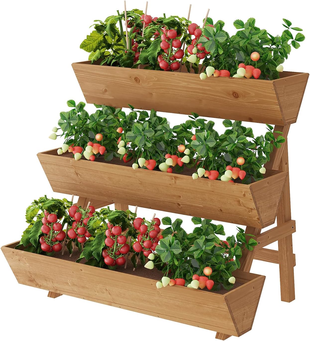 Jardinera Vertical de 3 Nivele - Raised Garden Bed reseña y precio