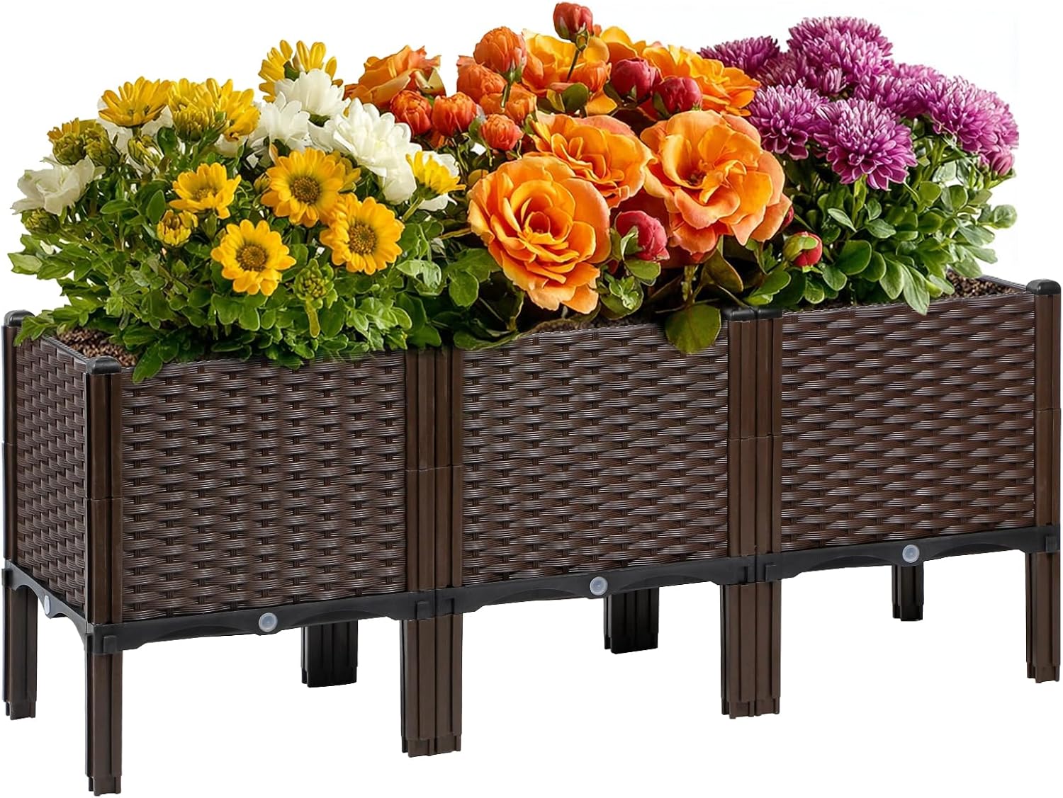 Jardinera de Ratán para Exteri - Self Watering Planter reseña y precio